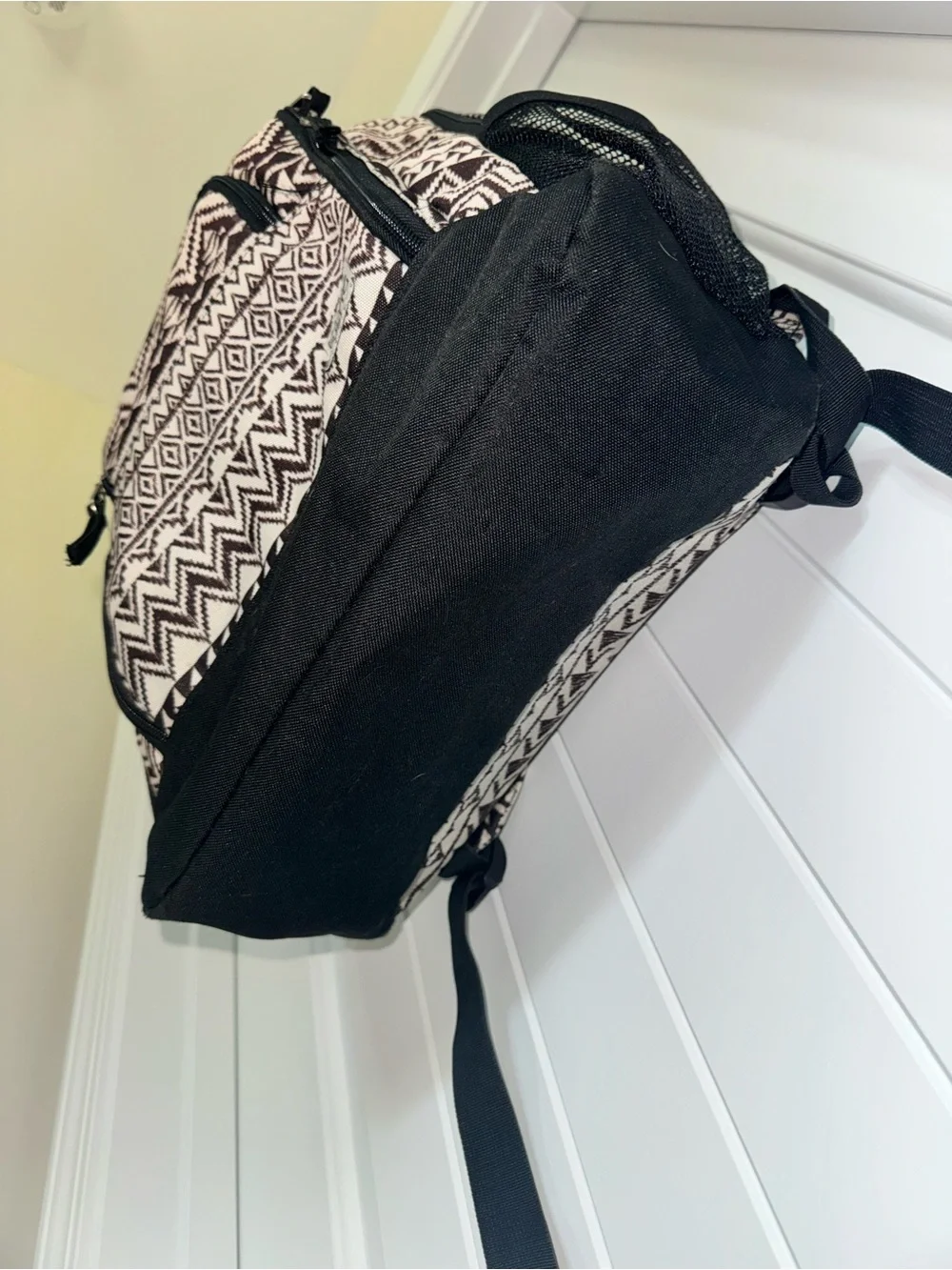 Billabong Black & Cream Geometric Men's Backpack